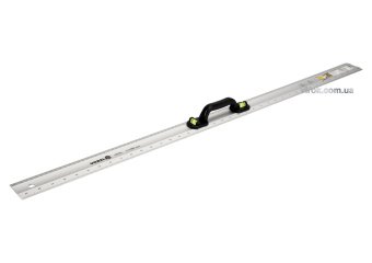 VOREL Лінійка алюмінієва з пластиковим тримачем , l= 1 м, w= 60 мм і 2 капсули  | 19755