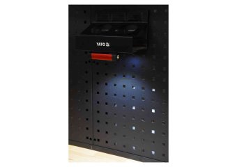 YATO Ліхтар світлодіодний акумуляторний YATO : Li-Ion 3.7 В 2 Агод, 5 Вт, 3 режими: УФ, 200/300 lm  