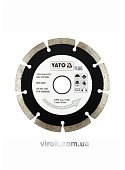 YATO Диск алмазний сегмент YATO : "SEGMENT" Ø= 125x8.0x22,2 мм. H= 2,2 мм  | YT-6003