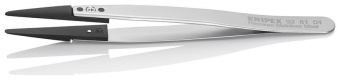 KNIPEX Пинцет со сменными наконечниками прямой, круглый, 130 мм ESD | 92 81 04