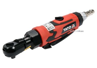 YATO Тріщатка пневматична YATO : квадрат- 1/4", F= 27 Нм, спож. повітря- 113 л/хв, тиск- 6.3 Bar  | 