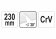 YATO Ножиці по листовому металу висічні YATO : l= 230 мм, під кут- 30°, CrV  | YT-18970