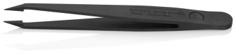 KNIPEX Пинцет для прецизионных работ пластик ESD, black 02 | 92 09 02 ESD