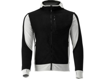 Худі флісовий з поліестеру YATO розмір S, сіро-чорний, 5 кишень [20]