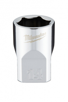 MILWAUKEE Головка хромована метрична 3/8'', 14мм | 4932478344