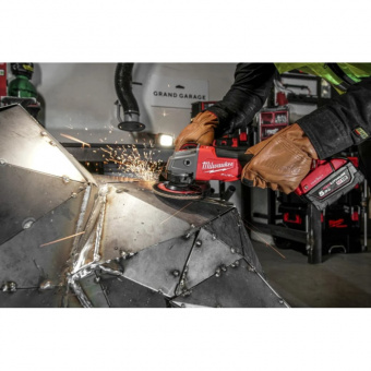 MILWAUKEE Шліфмашина кутова акумуляторна , M18 ONEFSAG125XPDB-0X, Ø125мм (HDкейс) | 4933478434