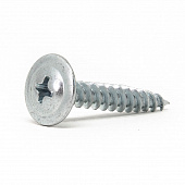 Саморез с прессшайбой 4,2х16 острый Белый цинк