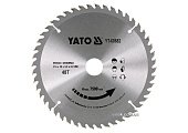 YATO Диск пиляльний победітовий по дереву YATO: 216х30х3.2х2.2 мм, 48 зубців, R.P.M до 7500 1/хв  | 
