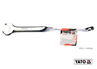 YATO Ключ ріжково-накидний, кручений 90° YATO : М= 18 x 245 мм, Cr-V  | YT-01857