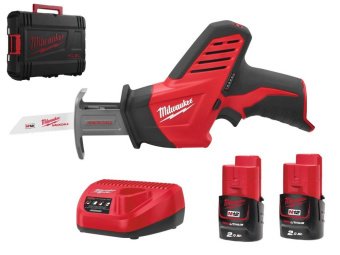 MILWAUKEE Пила шабельна акумуляторна, C12 HZ-202C (зарядний пристрій С12 С, 2 акумулятори М12 В2 2Аг
