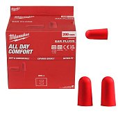 MILWAUKEE Беруши красные одноразовые 200 пар | 4932480465
