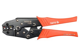 YATO Кліщі для обтискання і зачистки проводів YATO, L=230 мм. 22-10(AWG), 0.5-6 мм2  | YT-2296