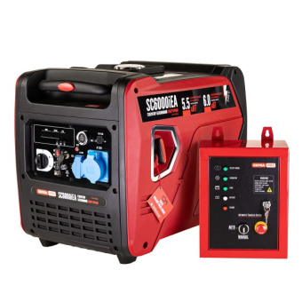 Інверторний бензиновий генератор КВІТКА PRO SC6000iEA (6 кВт, є вихід під ATS) (110-7044)