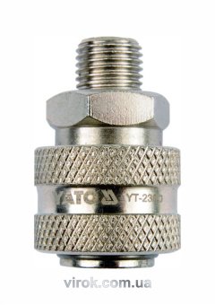 YATO Швидкоз'єднувана муфта YATO з зовніш. різьбою Ø= 3/8"  | YT-2391