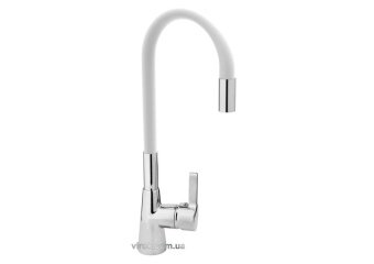 FALA Змішувач води "FLEXIBLE" для раковини з гнучкою білою лійкою  | 75706