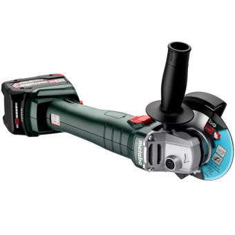 Акумуляторна кутова шліфмашина Metabo W 18 L 9-125 Quick (18 В, 2х5.2 А*год, 125 мм) (602249650)