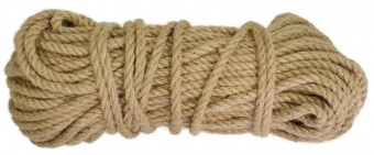 Канат джутовий кручений побутовий, d=10мм, 50м Україна | 69-785