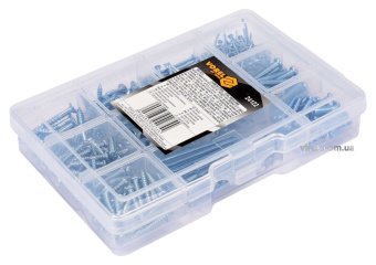 VOREL Шурупи, цвяхи, шайби і гайки , набір 580 шт.  | 24122