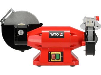 Точильний верстат з мокрим диск YATO від ел-мережі 230В 520Вт, диск Ø= 150/25х 32мм, мок- 2000/40х20