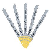 MILWAUKEE Полотна для лобзика А5035/А5041 , 75мм/ крок зуба 4,0мм, (5шт) | 4932354508