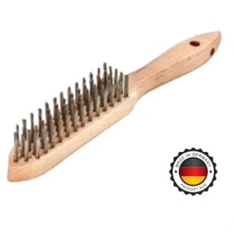 Щетка ручная PROFITOOL 290х140 мм, стальная проволока 0,35 мм, 4-рядная (арт. 30005)