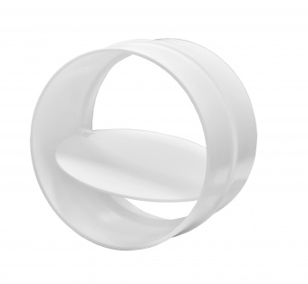 60-420 Соединитель круглых каналов с обратным клапаном, d 100мм Эра 