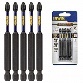 IRWIN Бита IMPACT PRO 1/4"/89мм PH2 5шт, | IW6061312