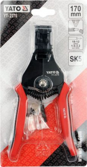 YATO Кліщі для обтискання і зачистки проводів YATO, L=210 мм  | YT-2278