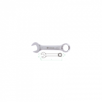 UNISON Короткий ключ комбинированный 17mm | 10D0-17US