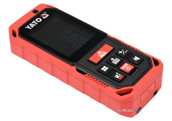 YATO Дальномір лазерний YATO, 10 режимів,з діапазоном 0.2- 40 м, похибка ±2 мм, 20 вимірів в памяті 