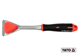 YATO Цикля-скребок з металевим корпусом і гумовою ручкою YATO: лезо-62мм, l=290мм +викр. насадка PH2