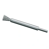 Щетка концевая D12х20х120 мм, хвостовик 6 мм, Стальная гофрированная проволока 0.3 мм LESSMANN