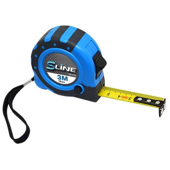 Рулетка з магнітом, прогумований корпус, 3 функції, 3м/16мм S-line | 15-173