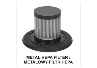 STHOR Порохотяг автомобільний акумул. : Li-Ion 11 В 2.6 Агод, 100 Вт, фільтр HEPA +насадки +сумка  |