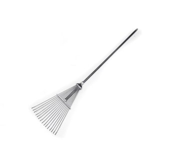 VIROK Граблі тип "віяло" дротяні з держаком, розсувні (молоткове пофарбування) | 12V210