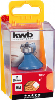 kwb 756520 Фреза для фаски hm 35,5мм хв. 8мм