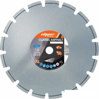 Круг алмазний сегментний 400х25,4 мм NORTON CLASSIC, сегмент 10 мм, асфальт