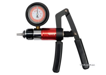 YATO Помпа ручна вакуумна YATO з обладунками, кпл. 22 шт., P= -1-3 Bar  | YT-0674