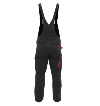 YATO Комбінезон робочий COMFY YATO розмір M, чорно-червоний, 9 кишень, 100% бавовна  | YT-79251