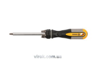 VOREL Викрутка телескопічна : 8 насадок, Cr-V  | 64650