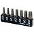 Набор бит TORX TOPTUL 1/4" 7ед. (T10-T40) GAAV0702