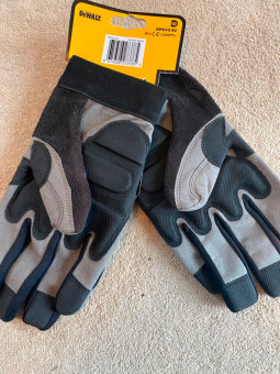 Рукавички DeWalt універсальні, розмір L/9, ToughThread™, з захистом від порізів