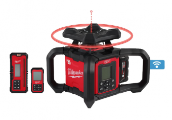 Нівелір ротаційний лазерний акум., M18 RLOHV1200-501C (+лаз.прийм., зар.пр.,2ак.Х5Аг, кейс)