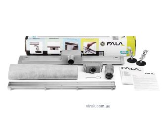 FALA Трап підлоговий для душу з нержавіючої сталі "MADEIRA" ; 30х 7х 5,2 см  | 75360