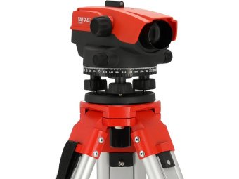 Нівелір опт авто-налаш. з штатив і рейк YATO об'єкт Ø= 38мм, крат- 32Х радіус- 1-55 м, точн- 1мм/30м