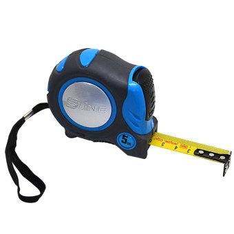 Рулетка, прогумований корпус, автофіксатор, магніт, нейл покр. 5м/19мм S-line | 15-202