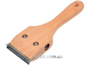 VOREL Цикля з деревяною ручкою, l= 60 мм  | 06860