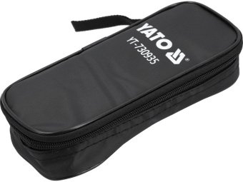 Мультиметр-кліщі TRUE RMS електр. параметрів YATO, діапаз AC- 0-600 А, 0-600 V AC/DC, відображ- 3999