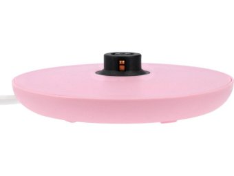 Електрочайник з термостатом з нержавіючої сталі LUND 1,5 л, розовий, 2200 Вт, живл від мережі 230 В