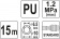 YATO Шланг пневматичний спіральний YATO швидкоз'єднуваний: Ø= 6.5/10 мм,≤ 12Bar, l=15 м. поліуретан.